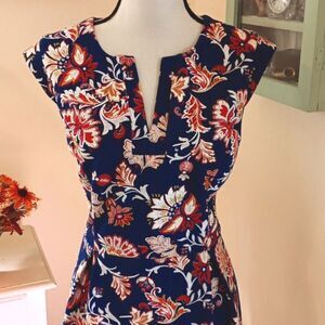 En Focus Studio Floral Textured Dress